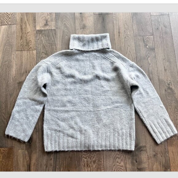 Vero Moda New Vmberko Rollneck Sweater Size S Light Gray Cozy Cottagecore - Picture 5 of 7